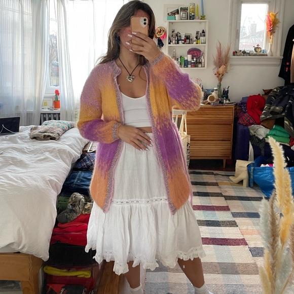 Multicolour Wool Cardigan - Picture 1 of 3